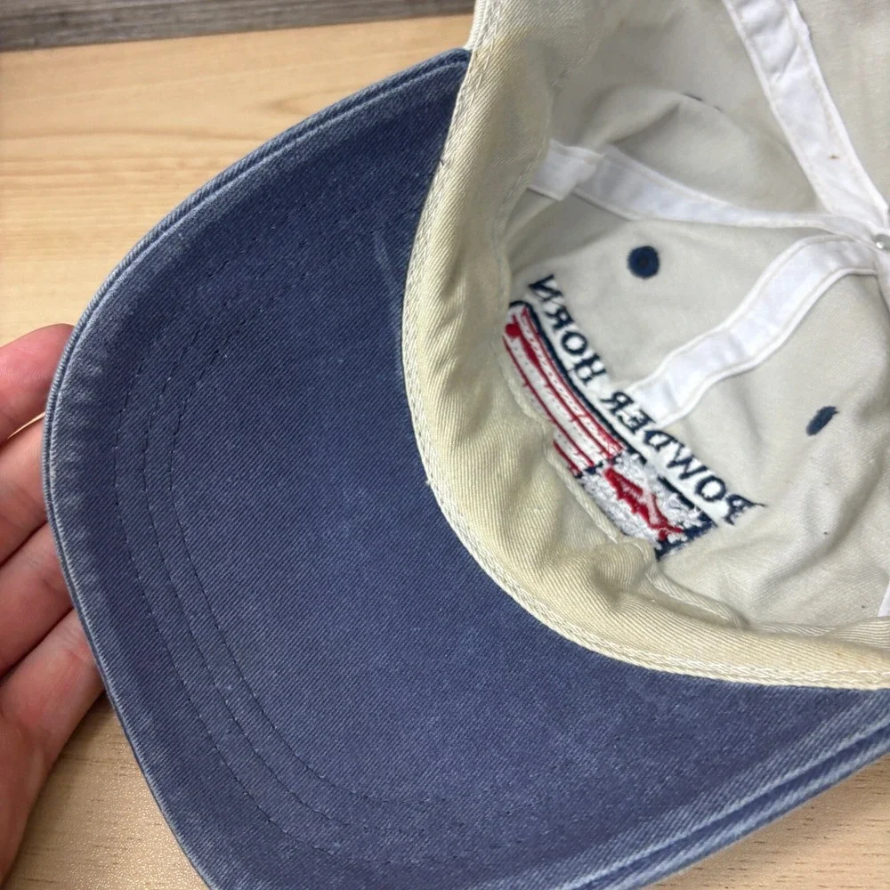 Powder Horn Outfitters Hat Cap‎ Strap Back Beige Adjustable